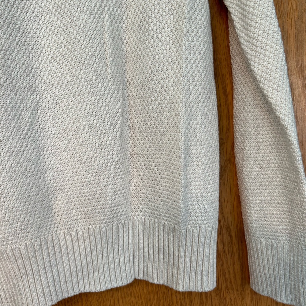 Democracy crochet sweater Large long sleeve top knit sweater lace crochet detail - Picture 9 of 14